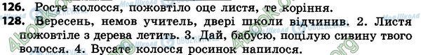 ГДЗ Укр мова 4 класс страница 126-128
